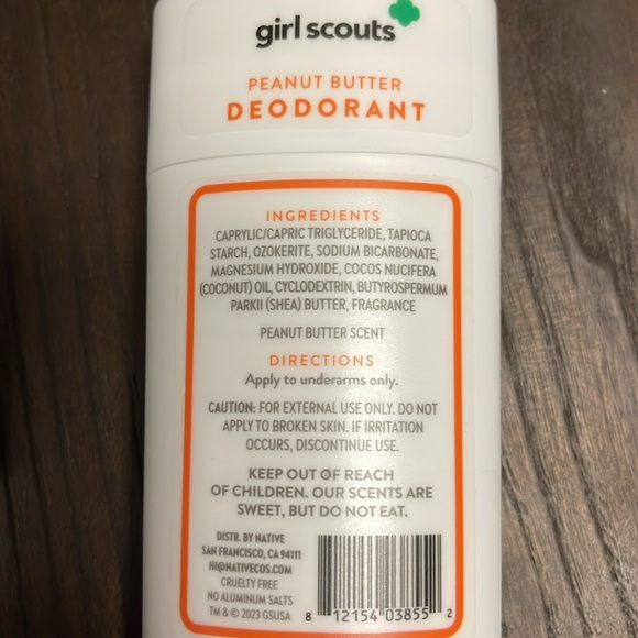 3 Pack Native Deodorant Stick Aluminum Free Limited Edition Girl Scout Cookie - Picture 4 of 5